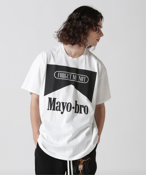 ROYAL FLASH（ロイヤルフラッシュ）の「MAYO/メイヨー/MAYO Bro Short Sleeve Tee（Tシャツ/カットソー・メンズ・ブラック/ホワイト・L/M/XL）」の4枚目の写真