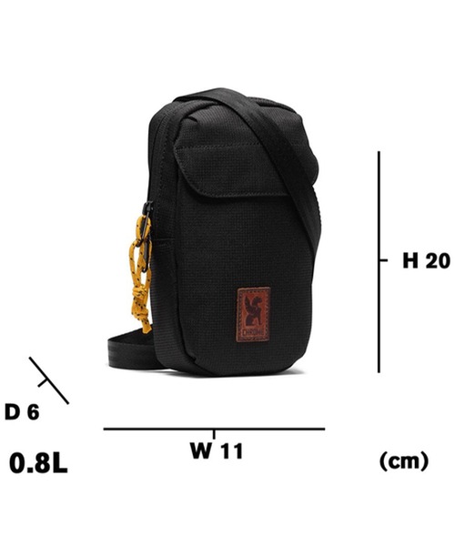 CHROME（クローム）の「CHROME/クローム ショルダーバック 耐水バッグ RUCKAS ACCES. POUCH 0.8L BG348BK（ショルダーバッグ・メンズ・ブラック・FREE）」の14枚目の写真