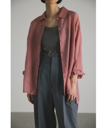 スリーブスリットシアーシャツ