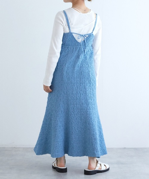 w closet（ダブルクローゼット）の「レイヤード風カットソー（Tシャツ/カットソー・レディース・オレンジ/ブラック/オフホワイト・FREE）」の10枚目の写真