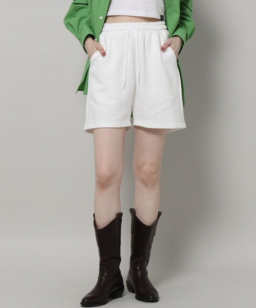 ALAND（エーランド）の「3.3 Field Trip／TERRY ショートパンツ　198729（スウェットパンツ・レディース・アイボリー/ネイビー/クリーム・FREE）」の3枚目の写真