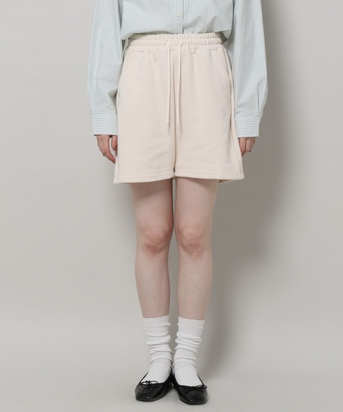 ALAND（エーランド）の「3.3 Field Trip／TERRY ショートパンツ　198729（スウェットパンツ・レディース・アイボリー/ネイビー/クリーム・FREE）」の8枚目の写真