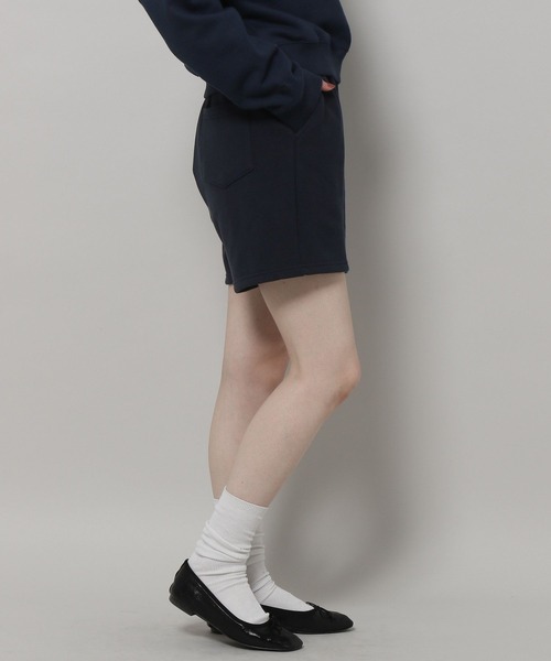 ALAND（エーランド）の「3.3 Field Trip／TERRY ショートパンツ　198729（スウェットパンツ・レディース・アイボリー/ネイビー/クリーム・FREE）」の10枚目の写真