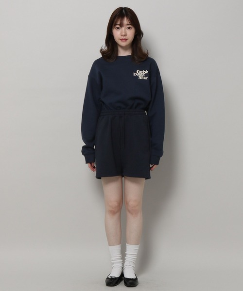 ALAND（エーランド）の「3.3 Field Trip／TERRY ショートパンツ　198729（スウェットパンツ・レディース・アイボリー/ネイビー/クリーム・FREE）」の7枚目の写真