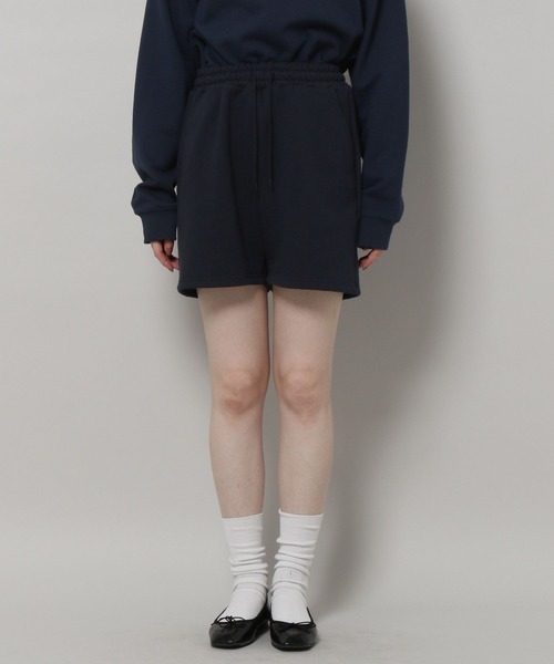 ALAND（エーランド）の「3.3 Field Trip／TERRY ショートパンツ　198729（スウェットパンツ・レディース・アイボリー/ネイビー/クリーム・FREE）」の18枚目の写真