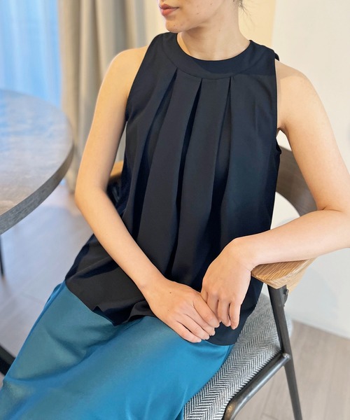 Jewelobe(ジュエローブ)の「アメスリタックチュニックトップス(その他トップス・レディース・ブラック/ホワイト/モカ/ベージュ・FREE)」の3枚目の写真