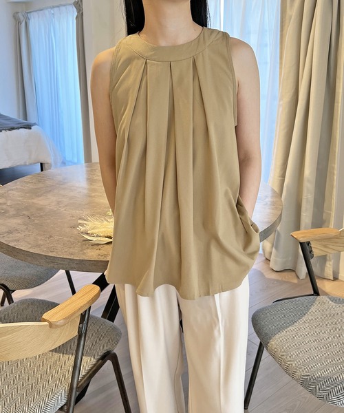 Jewelobe(ジュエローブ)の「アメスリタックチュニックトップス(その他トップス・レディース・ブラック/ホワイト/モカ/ベージュ・FREE)」の4枚目の写真