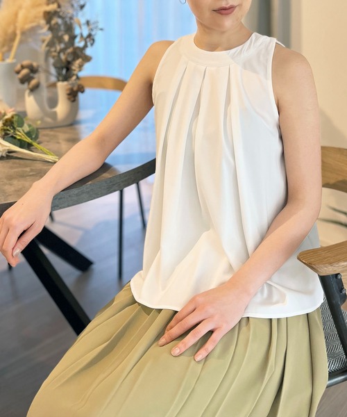 Jewelobe(ジュエローブ)の「アメスリタックチュニックトップス(その他トップス・レディース・ブラック/ホワイト/モカ/ベージュ・FREE)」の14枚目の写真