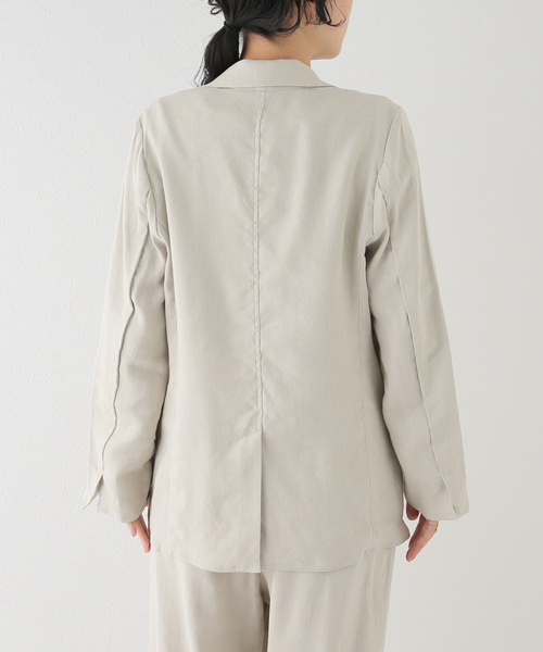 TICCA/ティッカ】リネンパナマダブルジャケット 中古・古着通販】ticca