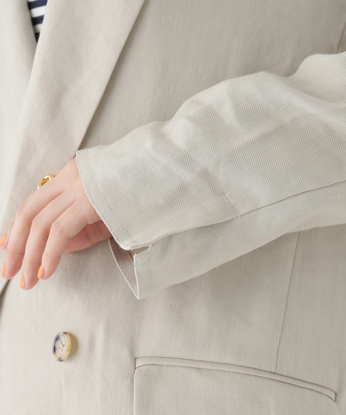 TICCA/ティッカ】リネンパナマダブルジャケット 中古・古着通販】ticca