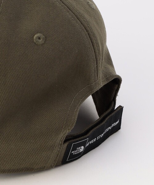 FREAK'S STORE（フリークスストア）の「【限定展開】THE NORTH FACE/ザノースフェイス Square Logo Cap/スクエアロゴキャップ/NN02334（キャップ・メンズ・オリーブ/ブラック・ONE SIZE）」の6枚目の写真