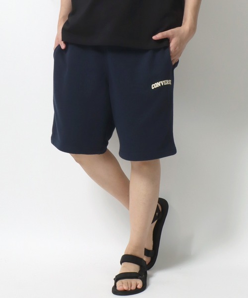 CONVERSE(コンバース)の「CONVERSE/コンバース スウェット ロゴショーツ ショートパンツ ハーフパンツ(その他パンツ・メンズ・ブラック/アイボリー/キャメル/グリーン/ネイビー/グレー・LL/M/L)」の21枚目の写真