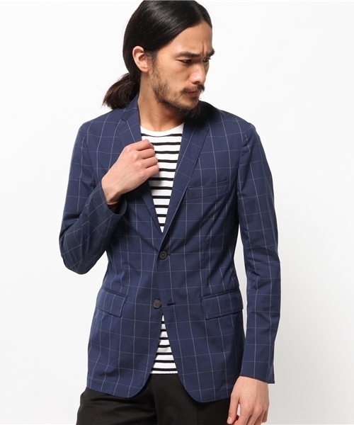 EDIFICE(エディフィス)の「C/COOLMAX ウインドペン 2BJKFB(テーラードジャケット・メンズ・ブルー系その他・46/48/44)」の1枚目の写真