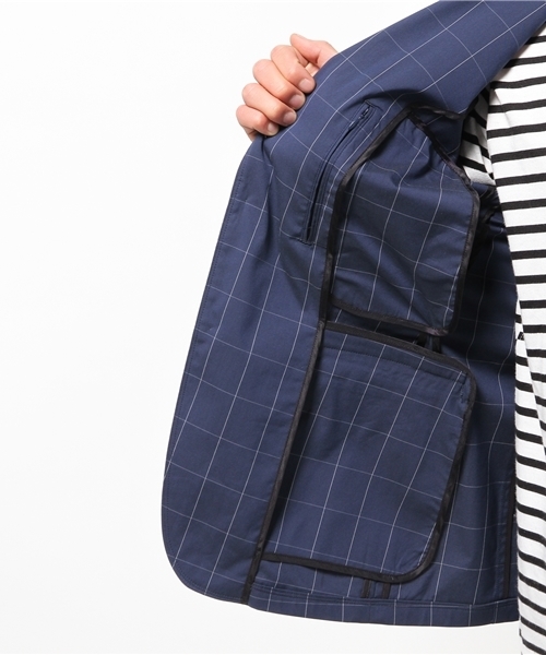 EDIFICE(エディフィス)の「C/COOLMAX ウインドペン 2BJKFB(テーラードジャケット・メンズ・ブルー系その他・46/48/44)」の6枚目の写真