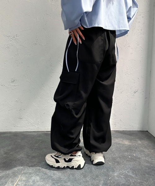 apres jour mignon(アプレジュールミニョン)の「カーゴパンツ【ZOZOTOWN限定アイテム】(カーゴパンツ・レディース・カーキ/グレー系その他/ブラック・SMALL/X-LARGE/MEDIUM)」の7枚目の写真