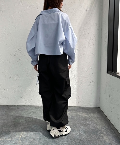 apres jour mignon(アプレジュールミニョン)の「カーゴパンツ【ZOZOTOWN限定アイテム】(カーゴパンツ・レディース・カーキ/グレー系その他/ブラック・SMALL/X-LARGE/MEDIUM)」の10枚目の写真