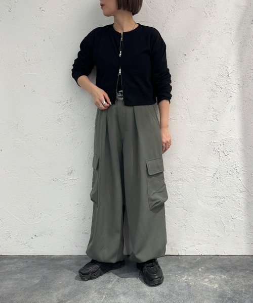 apres jour mignon(アプレジュールミニョン)の「カーゴパンツ【ZOZOTOWN限定アイテム】(カーゴパンツ・レディース・カーキ/グレー系その他/ブラック・SMALL/X-LARGE/MEDIUM)」の21枚目の写真