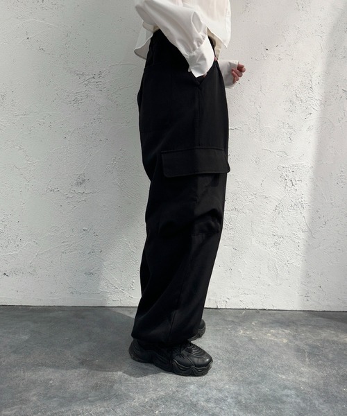 apres jour mignon(アプレジュールミニョン)の「カーゴパンツ【ZOZOTOWN限定アイテム】(カーゴパンツ・レディース・カーキ/グレー系その他/ブラック・SMALL/X-LARGE/MEDIUM)」の12枚目の写真