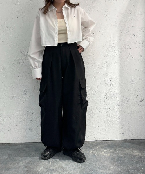 apres jour mignon(アプレジュールミニョン)の「カーゴパンツ【ZOZOTOWN限定アイテム】(カーゴパンツ・レディース・カーキ/グレー系その他/ブラック・SMALL/X-LARGE/MEDIUM)」の14枚目の写真