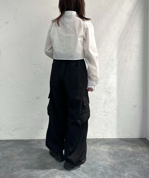 apres jour mignon(アプレジュールミニョン)の「カーゴパンツ【ZOZOTOWN限定アイテム】(カーゴパンツ・レディース・カーキ/グレー系その他/ブラック・SMALL/X-LARGE/MEDIUM)」の15枚目の写真