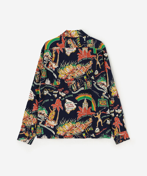 ブラウス シャツ SUN SURF | 半袖ハワイアンシャツ “HISTORY OF THE S” WOMEN レディース SUN SURF（サンサーフ）の「SUN SURF | ハワイアンシャツ