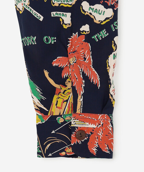 SUN SURF(サンサーフ)の「SUN SURF | ハワイアンシャツ “HISTORY OF THE ISLANDS” WOMEN(シャツ/ブラウス・レディース・ブルー系その他5・S)」の5枚目の写真