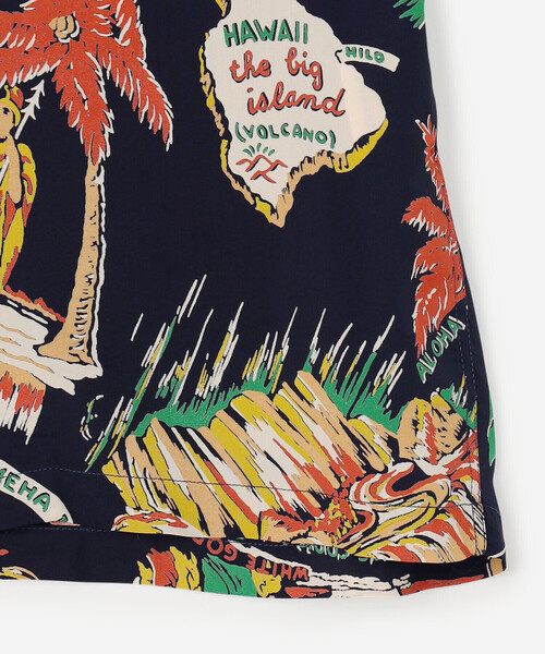 SUN SURF(サンサーフ)の「SUN SURF | ハワイアンシャツ “HISTORY OF THE ISLANDS” WOMEN(シャツ/ブラウス・レディース・ブルー系その他5・S)」の6枚目の写真