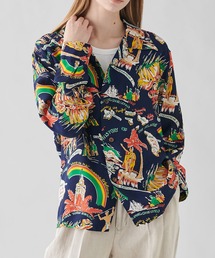 SUN SURF | ハワイアンシャツ “HISTORY OF THE ISLANDS”  WOMEN