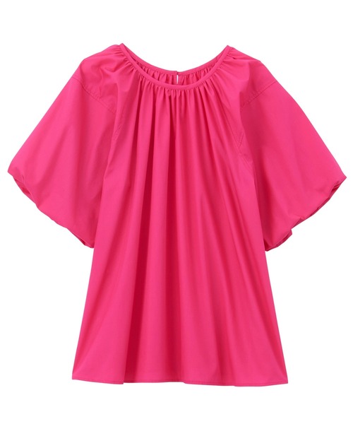 GeeRA(ジーラ)の「パフスリーブギャザーブラウス(シャツ/ブラウス・レディース・オフホワイト/ピンク/オレンジ/グリーン・MEDIUM/LARGE)」の14枚目の写真