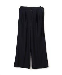 CANONICOウール 2タックワイドパンツ