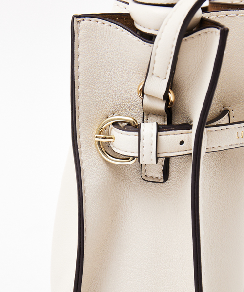 LOWELL things（ロウェル　シングス）の「Swell/ギャザーミニショルダーBAG（トートバッグ・レディース・ネイビー/ライム/アイボリー/ブラック・フリー）」の11枚目の写真