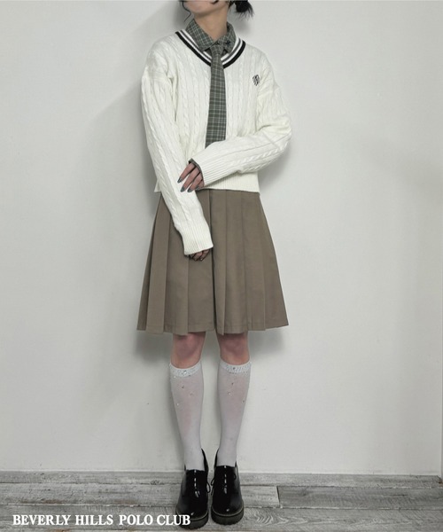 179/WG(イチナナキュウダブルジー)の「ミニプリーツスカート(スカート・レディース・ブラック/ベージュ/グレー・MEDIUM)」の10枚目の写真