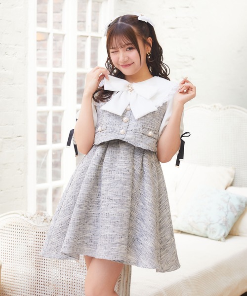 ROJITA(ロジータ)の「ベストレイヤードライクワンピース(ワンピース・レディース・ベージュ/ブラック/グレー・FREE)」の19枚目の写真