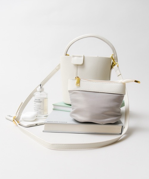 【セール】3-FD メリル ワンハンドル ミニ ショルダーバッグ ポーチ付(ショルダーバッグ)|folka(フォルカ) 【セール】3-FD メリル ワンハンドル ミニ ショルダーバッグ ポーチ付(ショルダーバッグ)|folka(フォルカ)