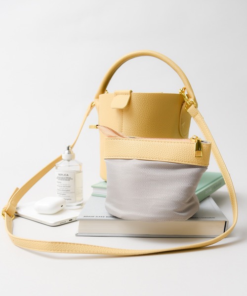 【セール】3-FD メリル ワンハンドル ミニ ショルダーバッグ ポーチ付(ショルダーバッグ)|folka(フォルカ) 【セール】3-FD メリル ワンハンドル ミニ ショルダーバッグ ポーチ付(ショルダーバッグ)|folka(フォルカ)