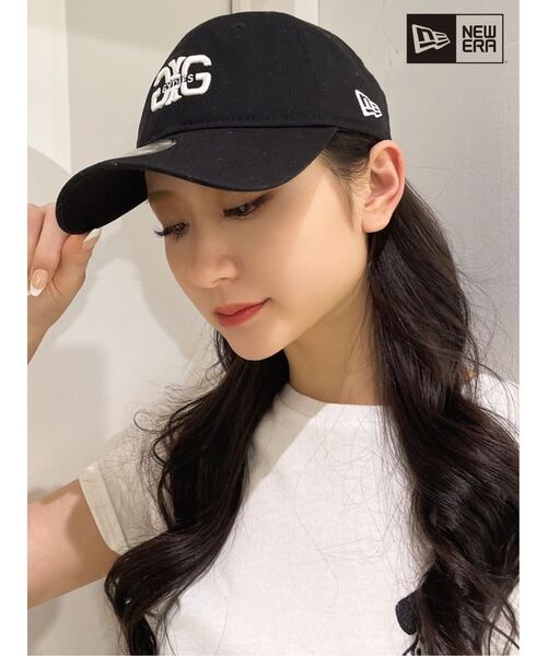 GYDA（ジェイダ）の「GYDA×NEWERA Symmetry GYDA CAP（キャップ・レディース・ブラック/アイボリー/ピンク・FREE）」の9枚目の写真