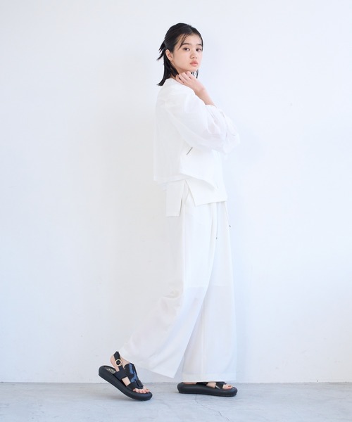 LANVIN en Bleu（ランバンオンブルー）の「シアーオーガンジードロスト