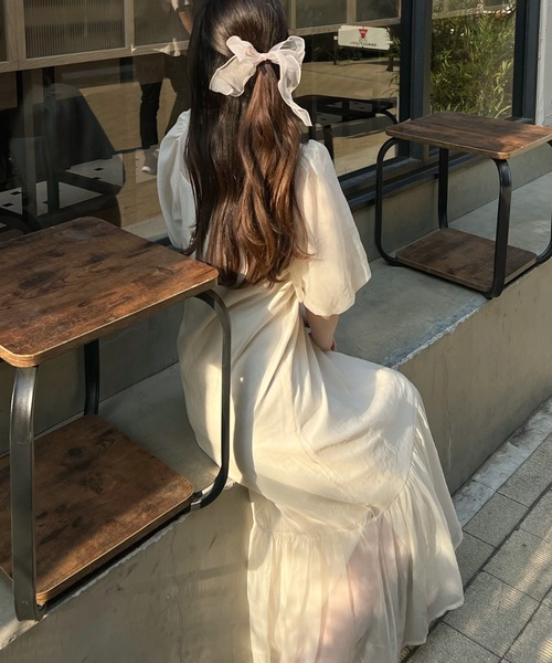 JUNOAH(ジュノア)の「シアードッキングワンピース(ワンピース・レディース・ブラウン/ブラック/クリーム・MEDIUM/LARGE/X-LARGE/SMALL)」の8枚目の写真