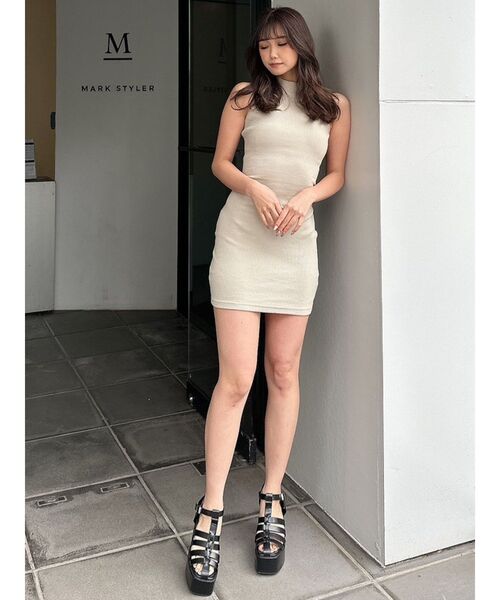 新品未使用　GYDA ジェイダ　グルカチャンキーストラップサンダル　ヒール　靴 ジェイダ GYDA グルカチャンキーストラップサンダル （オフ