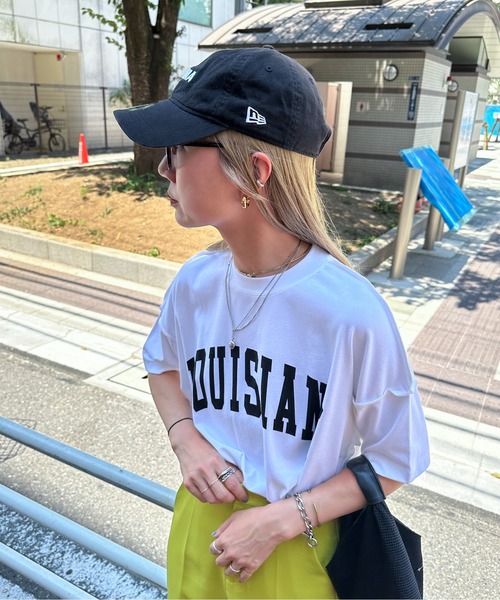 feepur(フェピュール)の「カレッジロゴルーズTee(Tシャツ/カットソー・レディース・オフホワイト/ホワイト/オートミール/グレー・MEDIUM)」の2枚目の写真