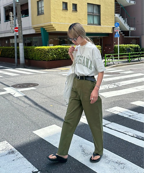 feepur(フェピュール)の「カレッジロゴルーズTee(Tシャツ/カットソー・レディース・オフホワイト/ホワイト/オートミール/グレー・MEDIUM)」の17枚目の写真