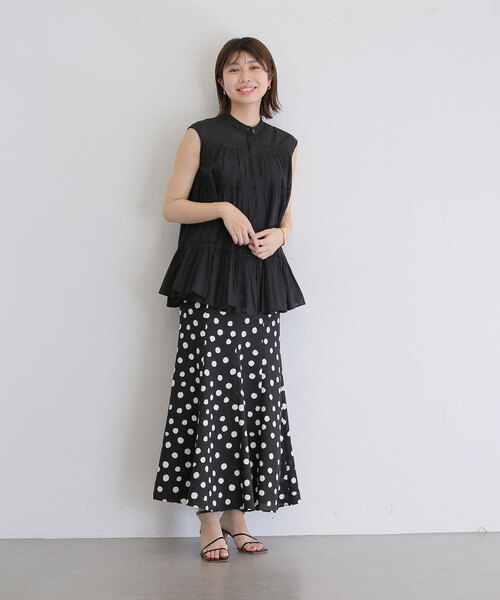 セール】ドットマーメイドスカート（スカート）｜La TOTALITE