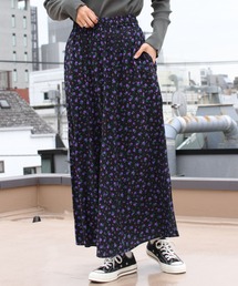 THE SHINZONE/シンゾーン　パープルフラワースカート　PURPL FLOWER SKIRT 23AMSSK03