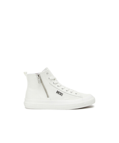 DIESEL（ディーゼル）の「メンズ カウレザー ミッドカットスニーカー（スニーカー・メンズ・ブラック/ホワイト/ブラック系その他・41/42/44/43/45/40）」の10枚目の写真