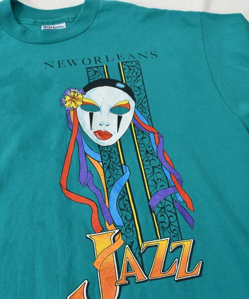 Hanes NEW ORLEANS JAZZ Tシャツ　ジャズ　　古着 Hanes NEW ORLEANS JAZZ Tシャツ ジャズ 古着