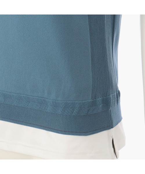BRIEFING（ブリーフィング）の「【ブリーフィングゴルフ】WOMENS WR CREW NECK KNIT VEST（ベスト・レディース・ネイビー/ホワイト/ブルー系その他/アーミー/ブラック・L/S/XS/M）」の9枚目の写真