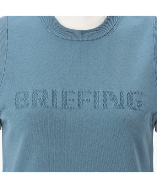 BRIEFING（ブリーフィング）の「【ブリーフィングゴルフ】WOMENS WR CREW NECK KNIT VEST（ベスト・レディース・ネイビー/ホワイト/ブルー系その他/アーミー/ブラック・L/S/XS/M）」の11枚目の写真