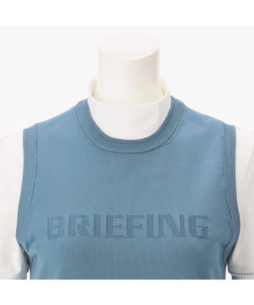 BRIEFING（ブリーフィング）の「【ブリーフィングゴルフ】WOMENS WR CREW NECK KNIT VEST（ベスト・レディース・ネイビー/ホワイト/ブルー系その他/アーミー/ブラック・L/S/XS/M）」の12枚目の写真