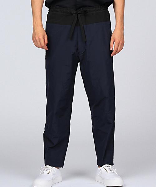 EN ROUTE（アンルート）の「ENR ツートーンイージーパンツ（その他パンツ・メンズ・ブラック/ネイビー・3/2）」の2枚目の写真