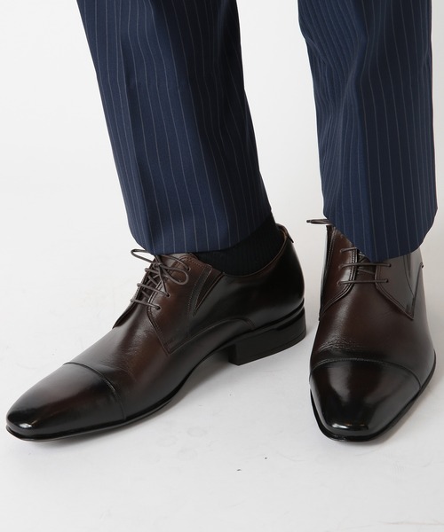 CROWDED CLOSET（クラウデッドクローゼット）の「コンフォート 外羽ビジネスシューズ（ドレスシューズ・メンズ・ブラック/ダークブラウン・01/02/03）」の5枚目の写真